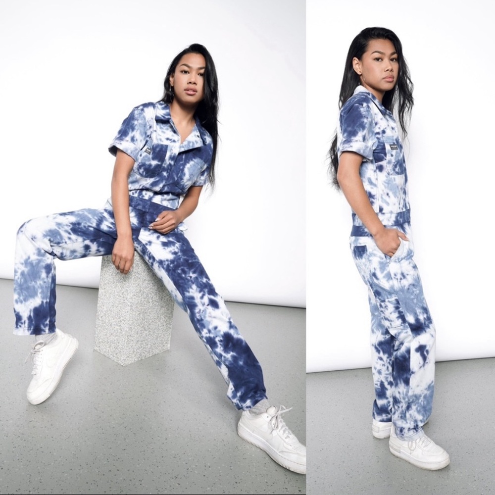WILDFANG The Essential Coverall Tie Dye Large